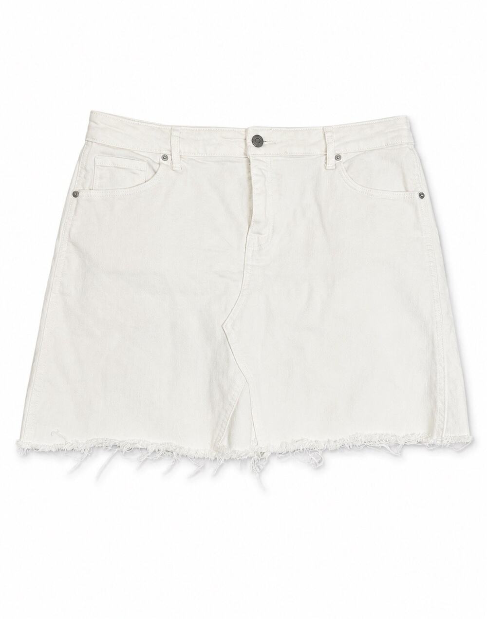 Old Navy Womens Size 14 White Mini Skirt Denim